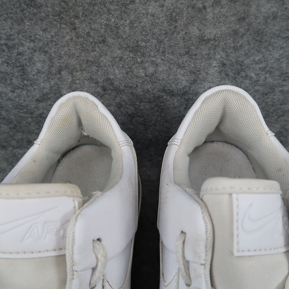 Nike Shoes Womens 8.5 Air Force 1 Sage Low Triple White Casual Sneaker Platform - Picture 3 of 15